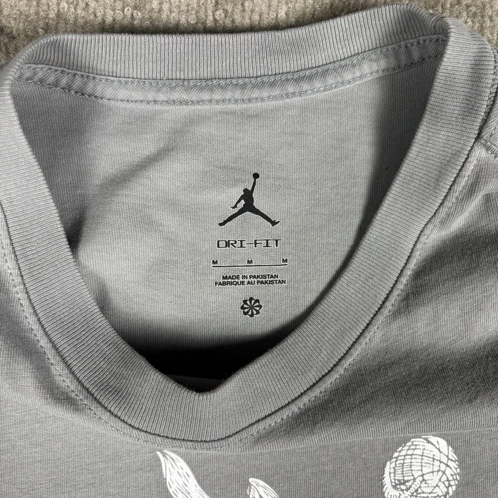 Jordan Dri-FIT Maison Des Champions Graphic T-Shirt Gray Men's Medium